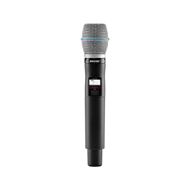 Shure QLXD2/B87A Wireless Handheld Transmitter - H50 Band - Mint, Open Box