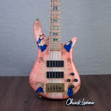 Spector USA Custom NS-5 5-String Electric Bass Guitar - Pinkish Hue - CHUCKSCLUSIVE - #2266