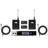 Sennheiser EW-DX MKE 2 SET Lavalier Dual Wireless System - Q1-9 Band - Mint, Open Box