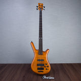 Warwick Limited Edition Pro Series Steametter 4-String Electric Bass Guitar - Special Amber Transparent Satin - #GPSG01021322