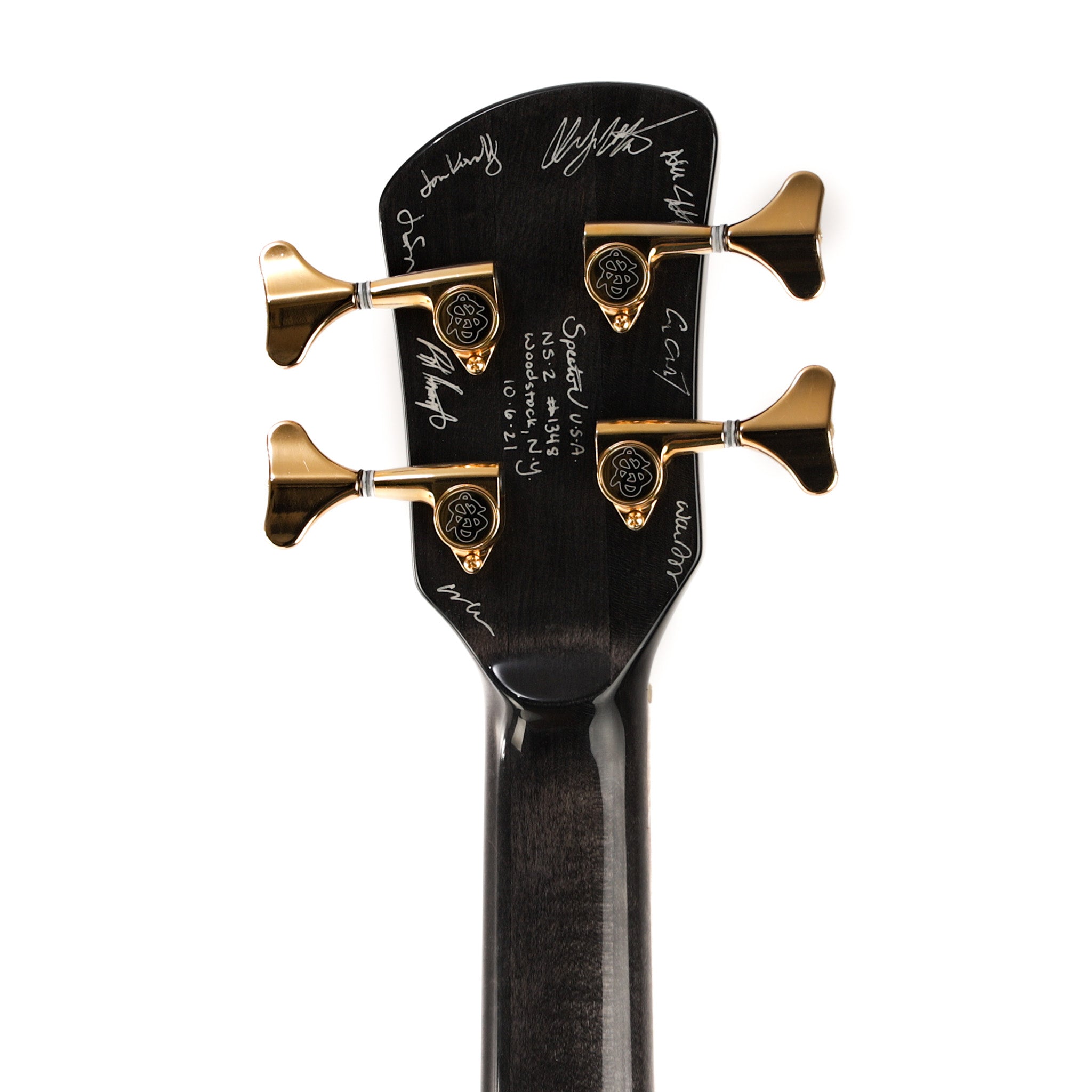 Spector USA Custom NS2 Bass Guitar - Fire Black Burst