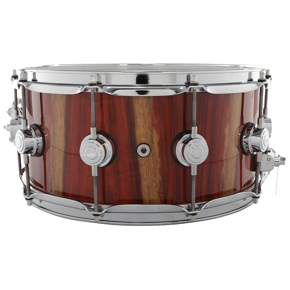 DW Collector's Series 333 6.5x14-Inch Snare Drum - Natural Lacquer Over Padouk