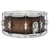 DW 6.5 x 14-Inch Concept Maple Snare Drum - Satin Charcoal Burst Lacquer