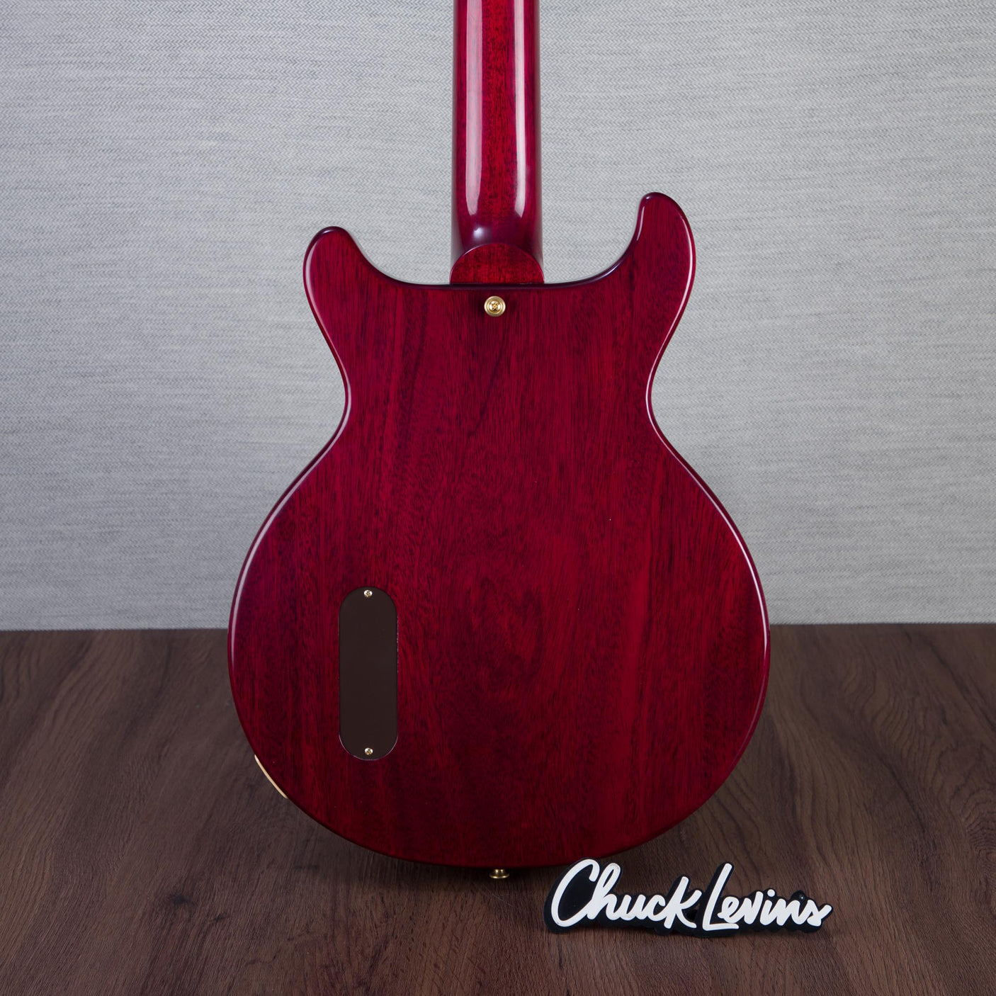 Gibson Custom Shop 1958 Les Paul Junior Double-Cut, Gold Hardware - VOS Watermelon King - CHUCKSCLUSIVE