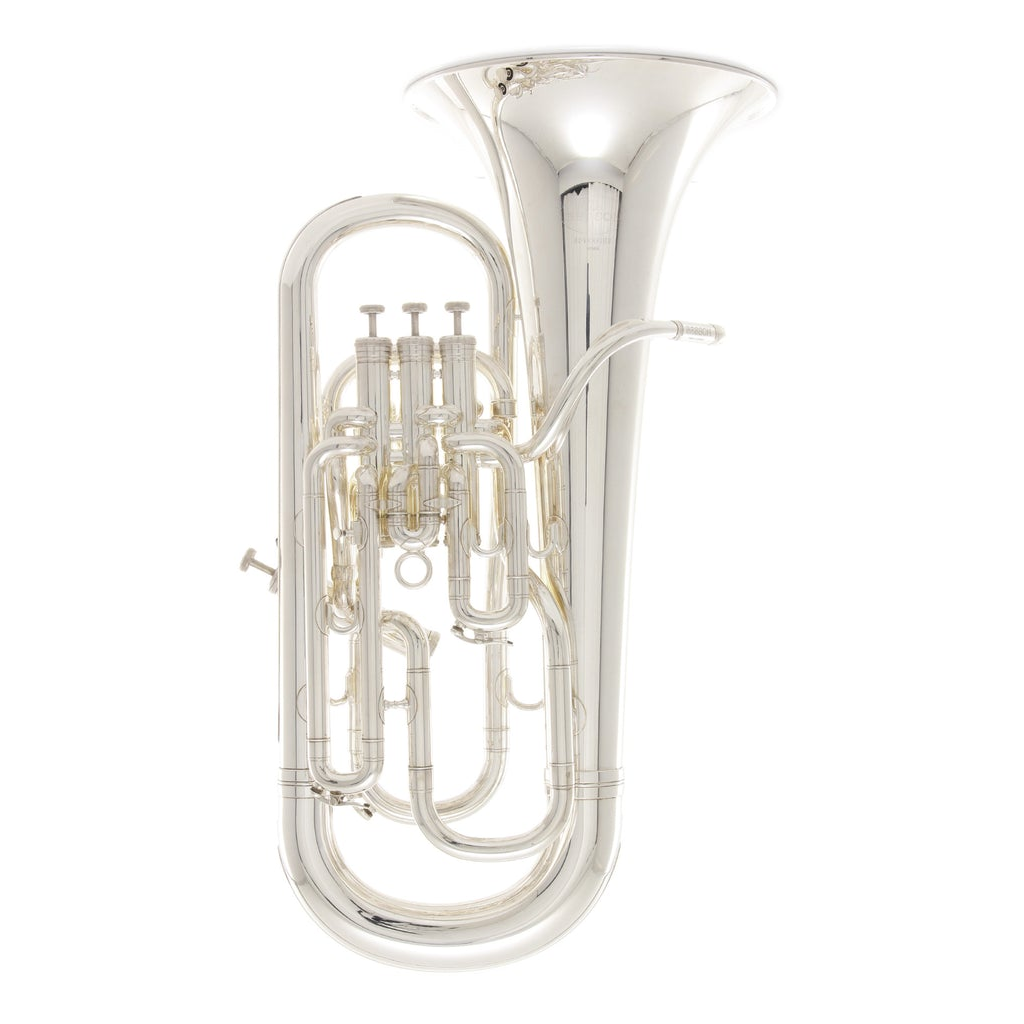 Besson BE968-2-0 B-Flat Euphonium - Silver Plated Sovereign Series