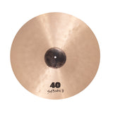 Sabian 40th Anniversary Artisan 22-Inch Raw Bell Ride Cymbal - #143 WEIGHT - 3324G