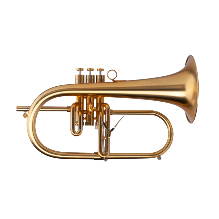 Adams F3v2 Bb Flugelhorn - Satin Gold Lacquered