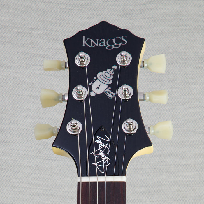 Knaggs Steve Stevens SSC-J Electric Guitar - TV Yellow - New