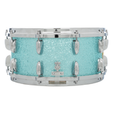 Gretsch USA Custom 6.5x14" 20-Lug Snare Drum - Nitron Turquoise Sparkle