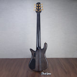 Spector Euro 6 LT Spalted Maple Bass Guitar - Fire Red Burst - CHUCKSCLUSIVE - #]C121SN 21115