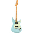 Fender Noventa Stratocaster Electric Guitar - Daphne Blue, Maple Fingerboard - Mint, Open Box