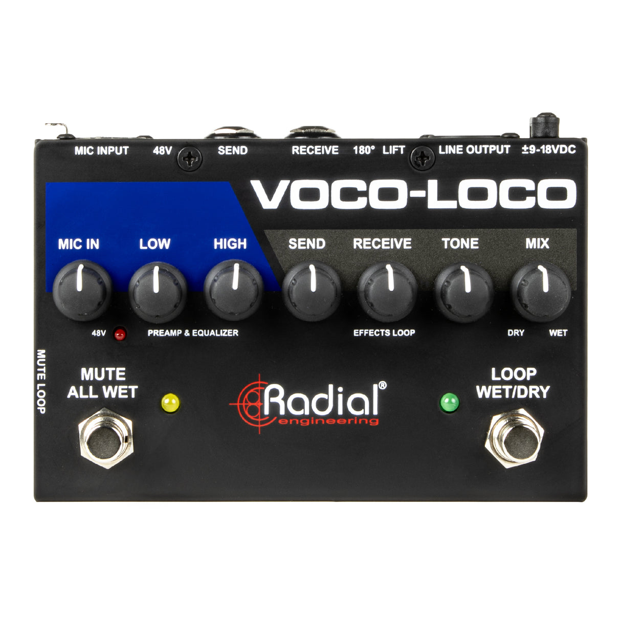 Radial Voco-Loco Mk2 Vocal Effects Switcher