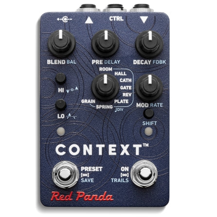 Red Panda Context 2 Reverb Guitar Effects Pedal