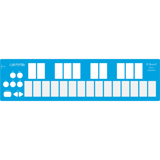 Keith McMillen K-Board-C Mini MPE MIDI Keyboard Controller - Aqua