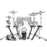 EFNOTE 3 5-Piece Electronic Drum Kit With Cymbal Pads - White Sparkle