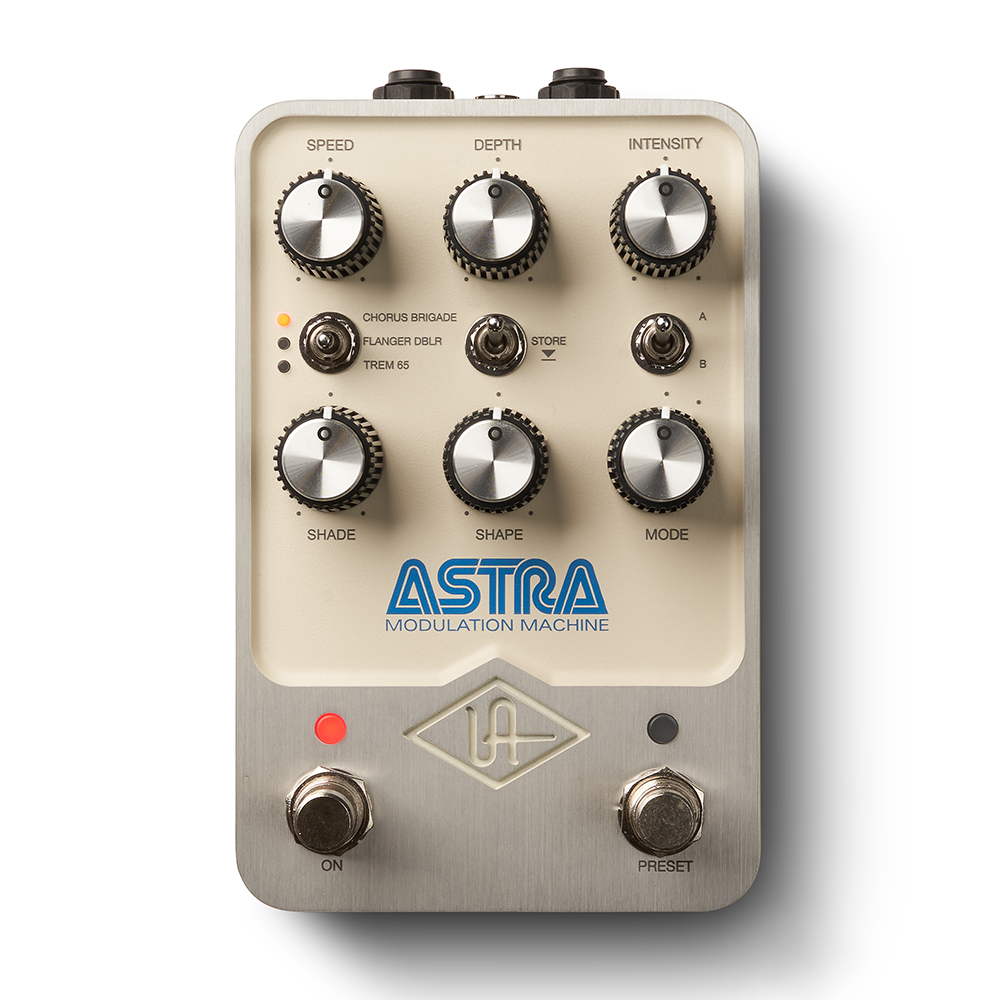 guitar pedal modulation Universal Audio Astra Modulation Machine Stereo Guitar Effects Pedal – Chuck Levin's Washington Music Center