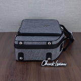 Marcus Bonna Double Case for Alto and Soprano Sax with Curved Detachable Neck - Cationic Gray