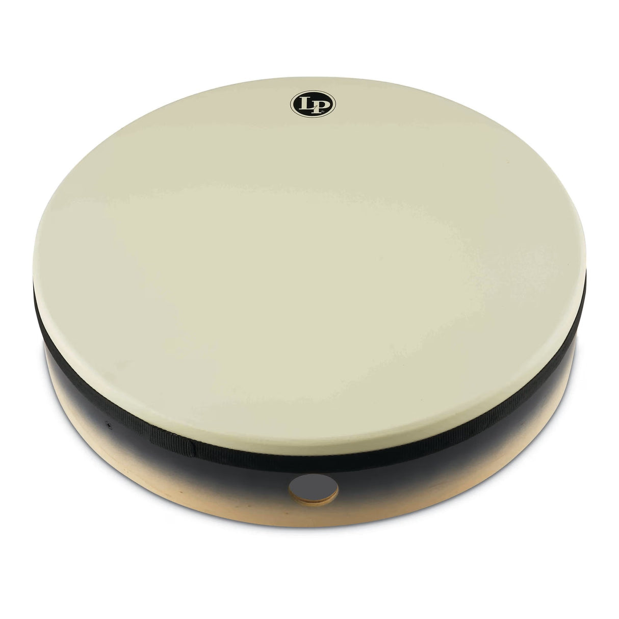 LP 18 x 4-Inch Tunable Tar Frame Drum - Black-to-Natural Fade