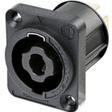 Neutrik NL4MPXX SpeakON 4 Pole Chassis Connector - Rectangular Flange