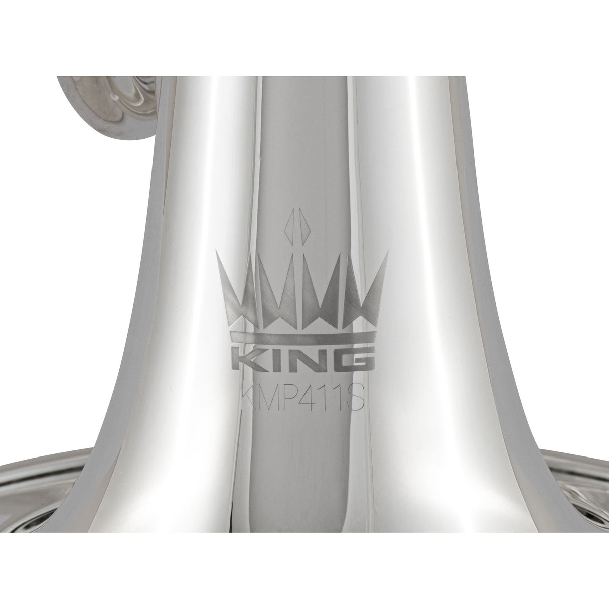King KMP411S Performance Marching Mellophone - Silver-Plated