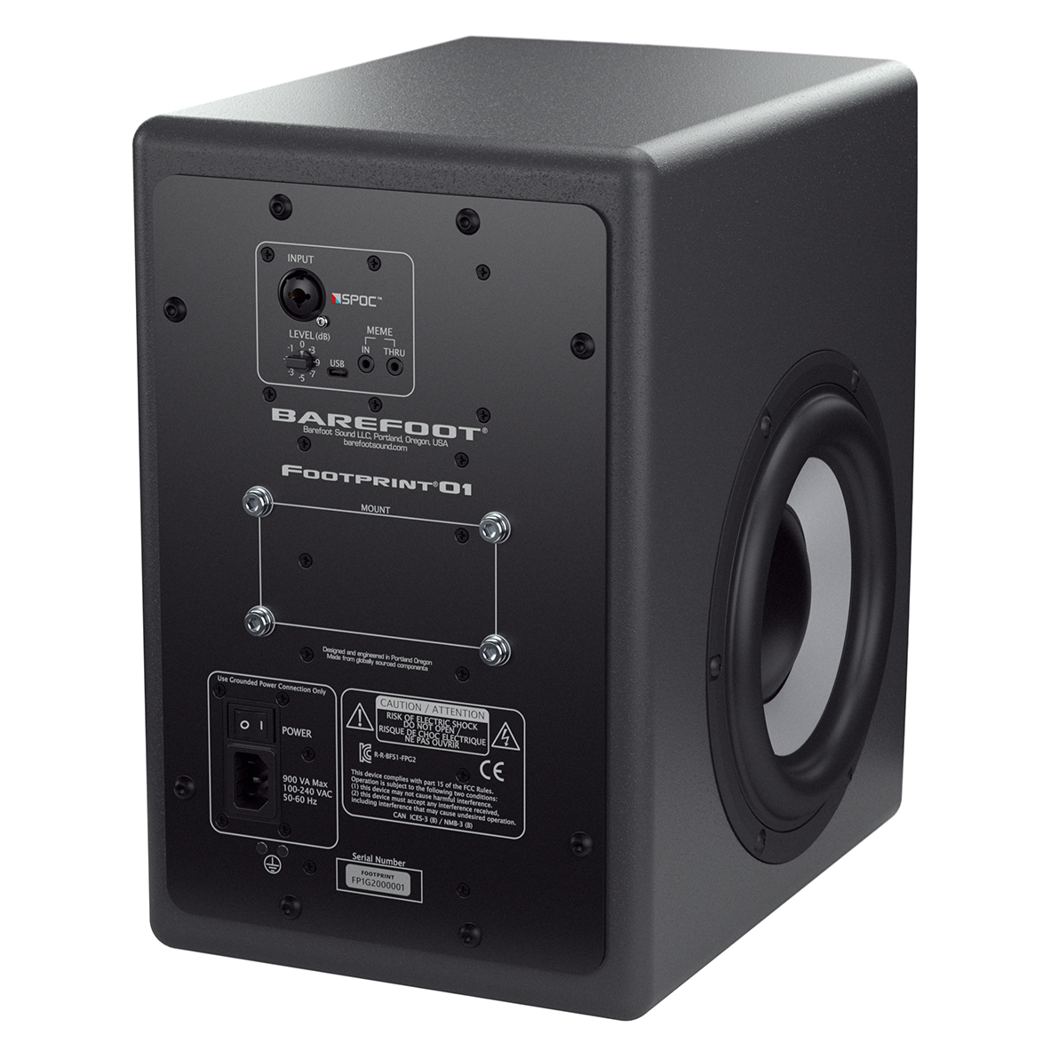 Barefoot Footprint01 Gen2 3-Way 8-Inch Active Studio Monitors - Pair