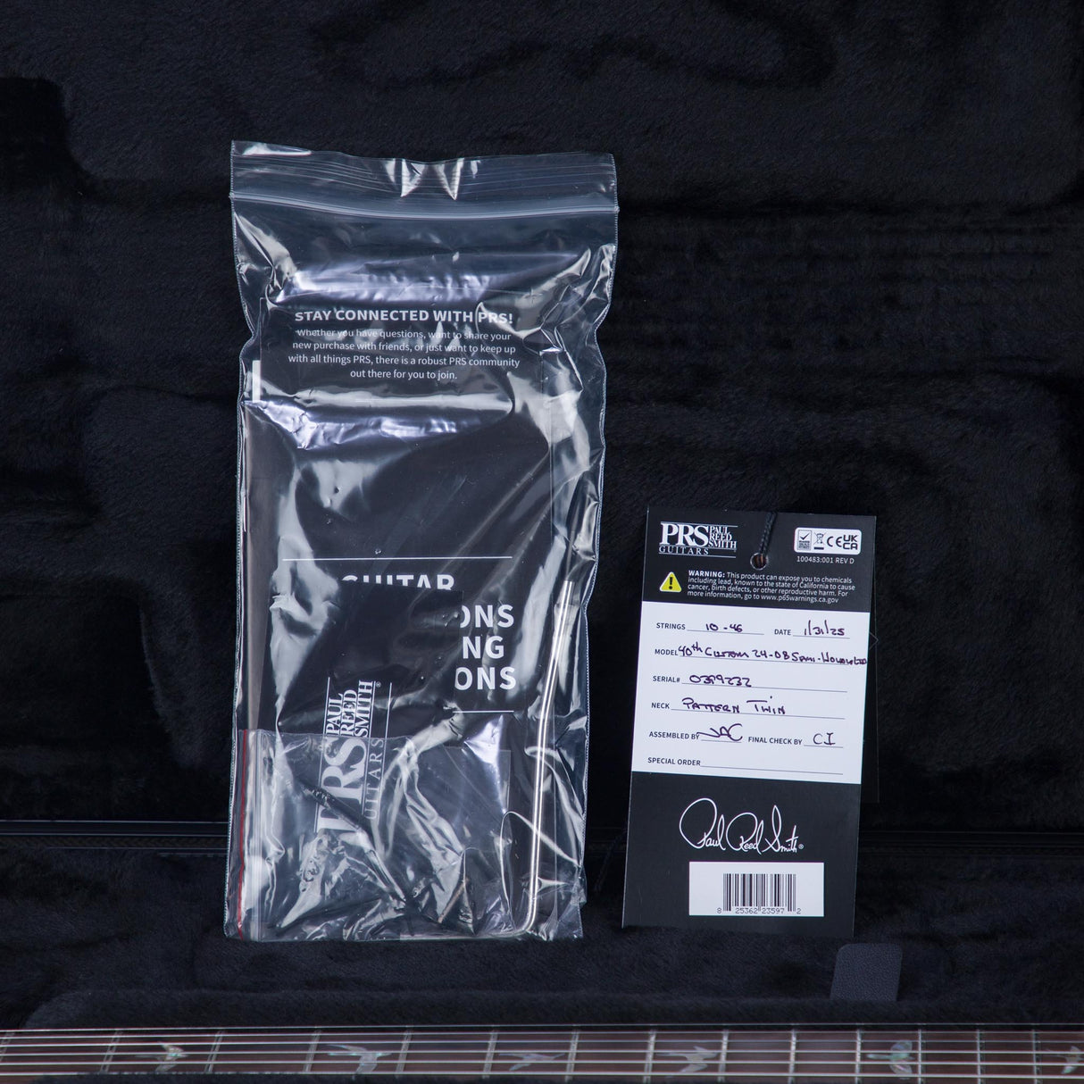 PRS 40th Anniversary Limited Edition Custom 24-08 Semi-Hollowbody Electric Guitar - Faded Whale Blue with Natural Back - #250399232