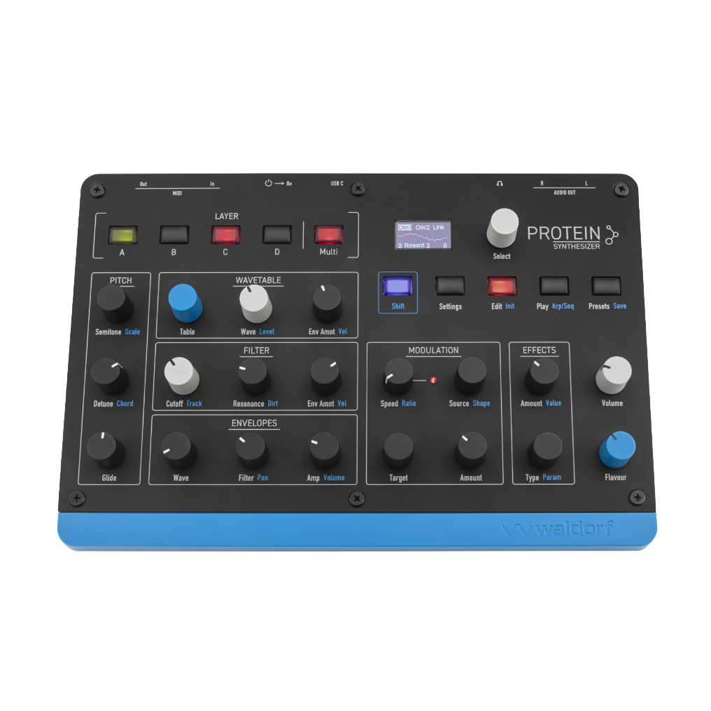Waldorf Protein Wavetable Desktop Synthesizer
