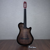 Godin MultiAc Grand Concert SA Nylon String Acoustic-Electric Guitar - Trans Black - CHUCKSCLUSIVE - #25311328