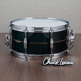 Tama Star Bubinga 6.5x14 Snare Drum - Dark Green Cordia