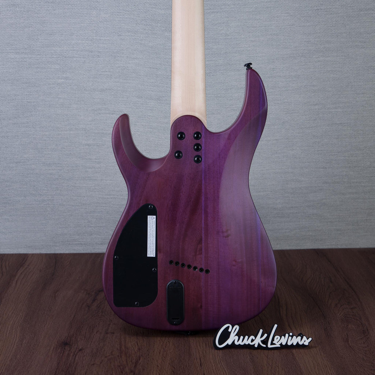 Legator N7FSS Ninja Super Shred Multiscale 7-String Electric Guitar - Satin Purple QM - #IM25090095