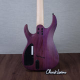 Legator N7FSS Ninja Super Shred Multiscale 7-String Electric Guitar - Satin Purple QM - #IM25090095