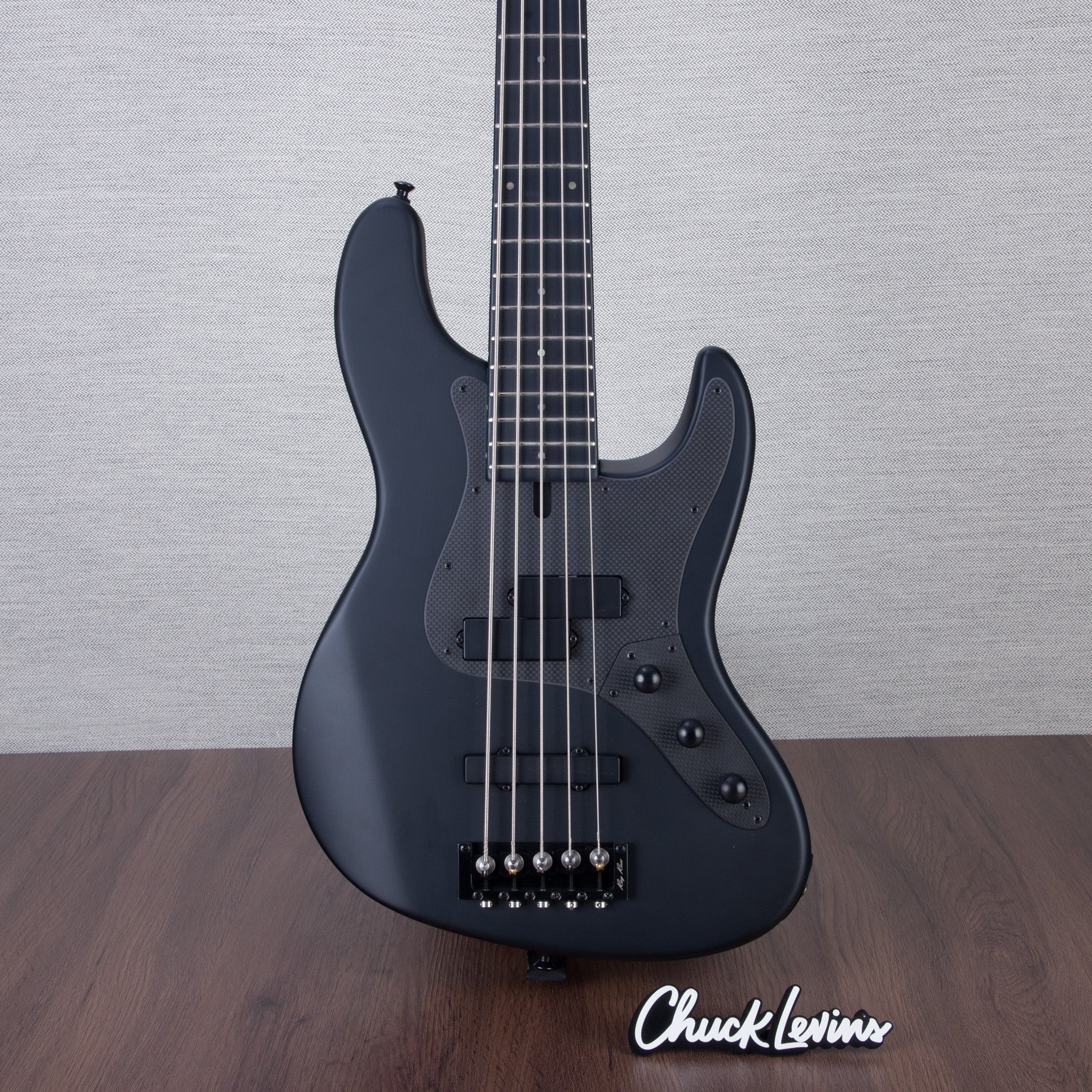 ベース BRUBAKER JXB-5 Brubaker USA Performance Series JXB-5 Electric Bass Guitar - Black