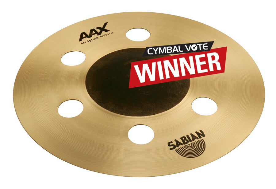 Sabian 10" AAX Air Splash Cymbal - New,10 Inch