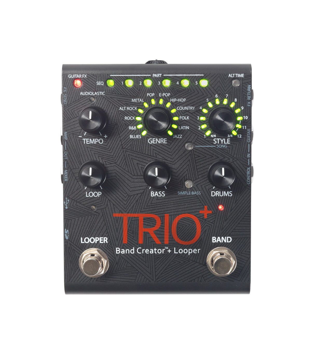 Digitech Trio+ Band Creator + Looper Pedal