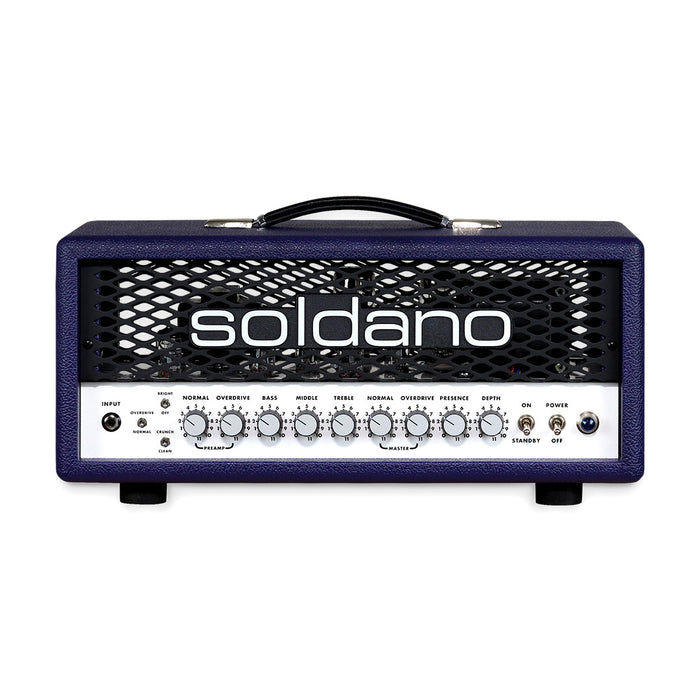 Soldano SLO-30 Custom 30W Tube Amplifier Head - Custom Purple Tolex - Mint, Open Box