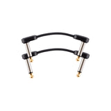 D'Addario PW-FPRR-202 2-Inch Flat Patch Pedal Cables Right Angle
