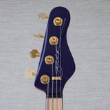 Brubaker USA Steve Jenkins JXB-4 Signature Electric Bass Guitar - Midnight Blue Gloss - #045-23