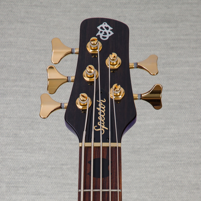 Spector USA NS5 5-String Bass Guitar - Ultra Violet - #629 - Display Model, Mint