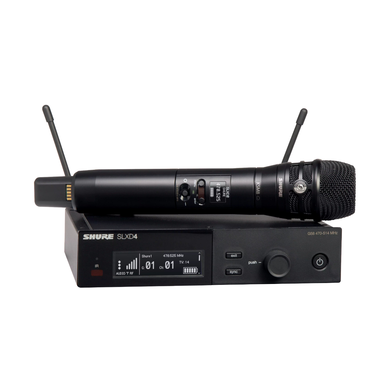 Shure SLXD24/K8B Wireless Vocal System - Thumbnail 3