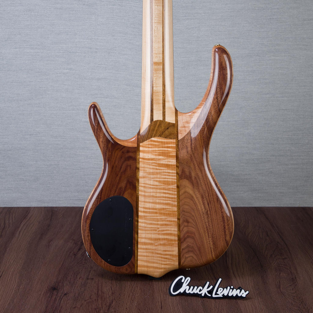 Ken Smith BSR-5TNE-5A-FW Exhibition Black Tiger Elite 5-String Electric Bass Guitar - Figured Walnut