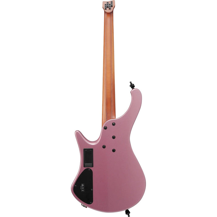 Ibanez 2021 EHB1000S 4-String Headless Bass Guitar - Pink Gold Metallic Matte - New