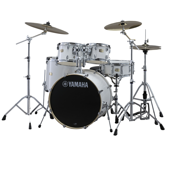 Yamaha SBP2F50PW Stage Custom Birch 5-Piece Shell Pack with 22-Inch Kick - New,Pure White