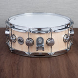 DW 5.5 x 14-Inch Collector's Series 333 Maple Snare Drum - Natural Satin Oil
