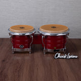 LP Generation II Bongos - Wine Red with Chrome Hardware