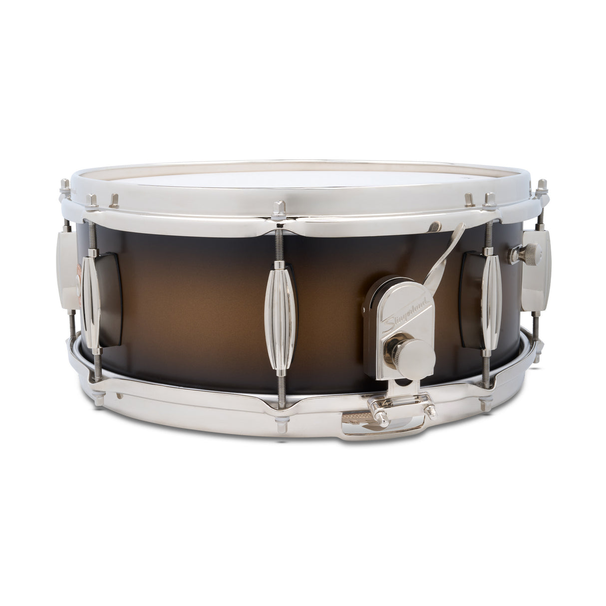 Slingerland 5.5 x 14-Inch Artist Snare Drum - Black and Gold Lacquer