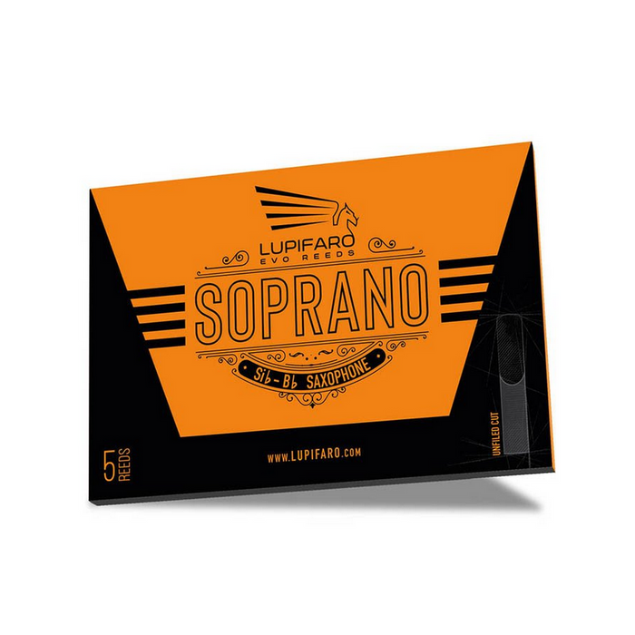 Lupifaro EVO Unfiled Soprano Sax Reed 5-Pack - New,2.5