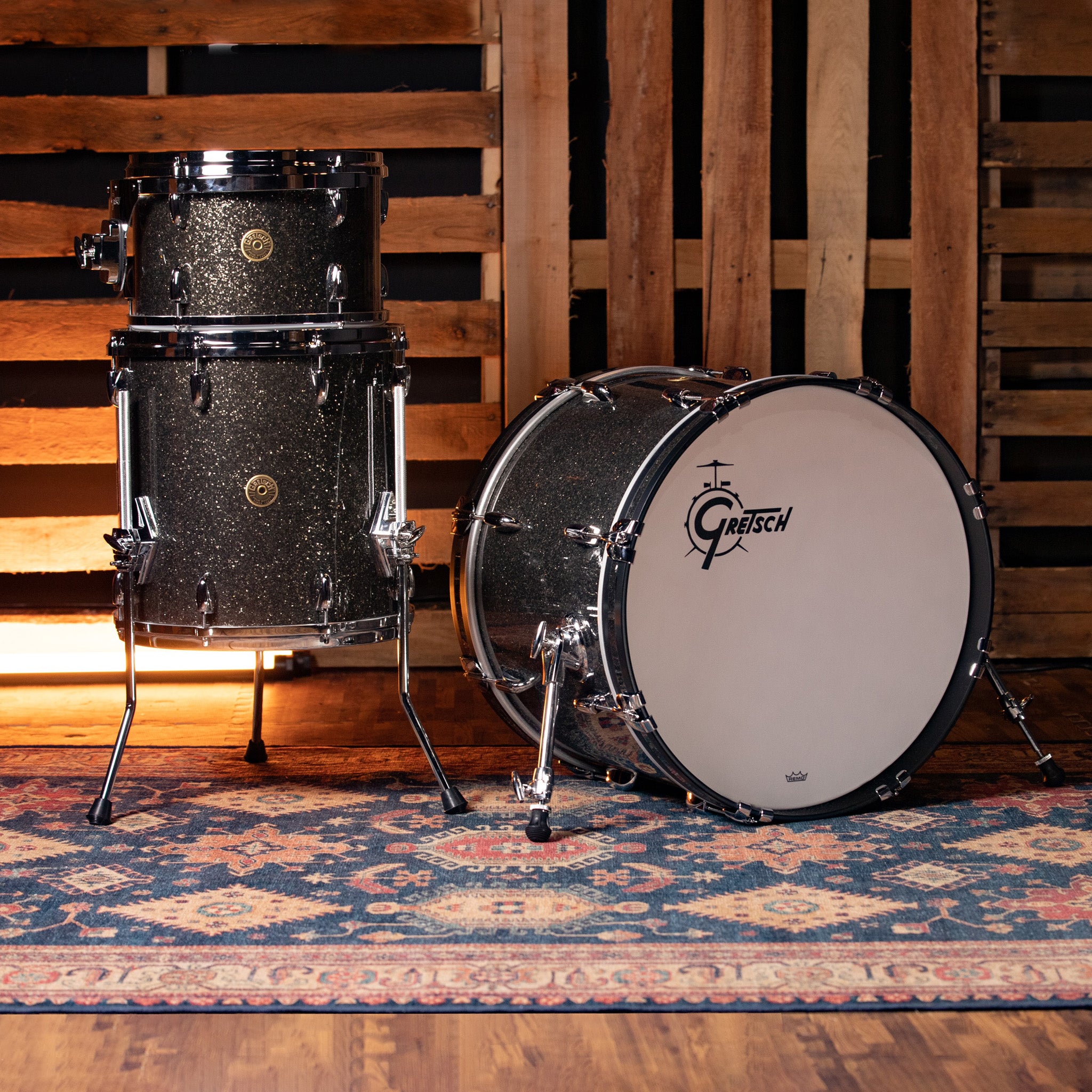 Gretsch USA Custom Nitron 3-Piece Shell Pack, 20-Inch Kick