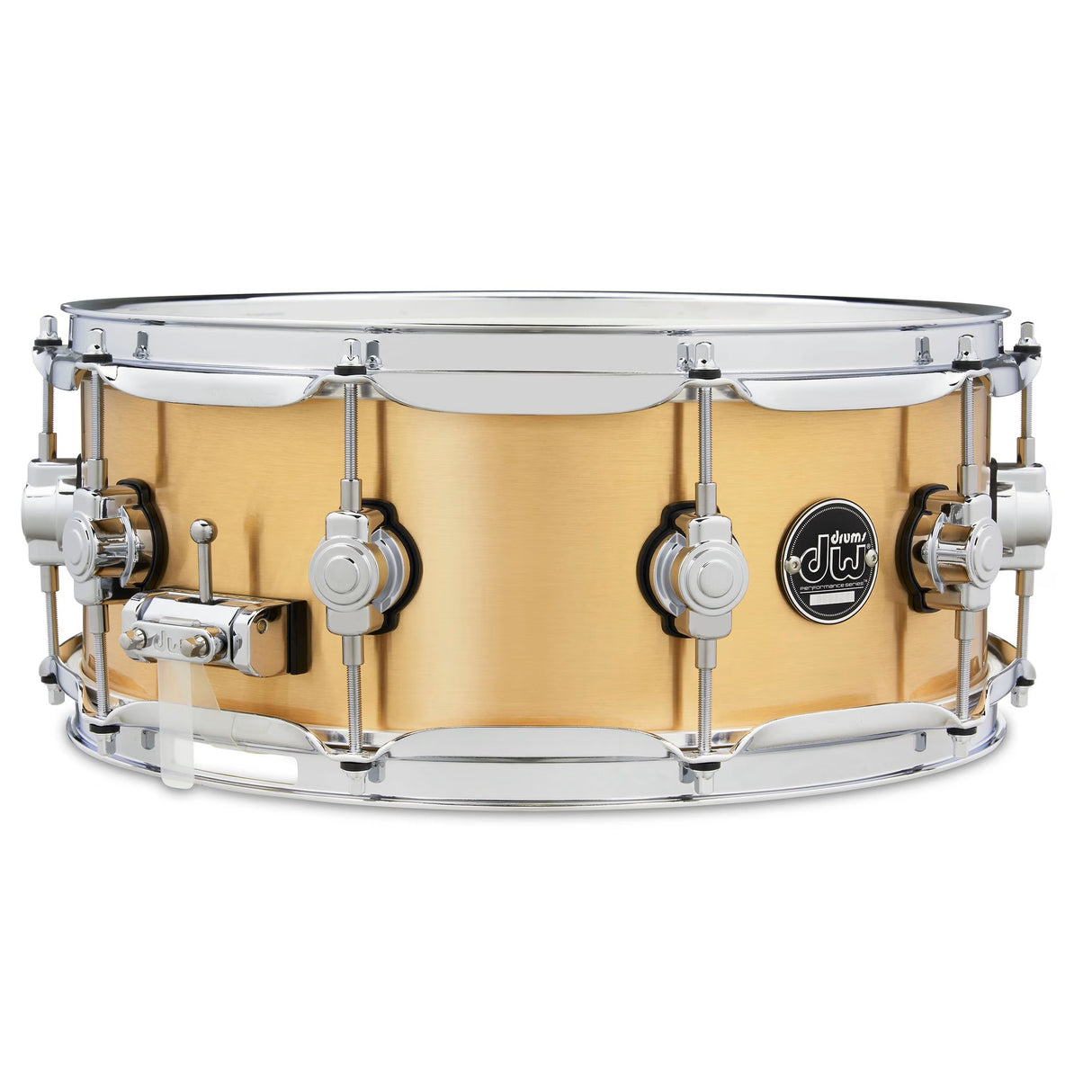 DW 6.5 x 14-Inch Performance Series Polished Brass Snare Drum