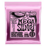 Ernie Ball 2213 Mega Slinky Nickel Wound Electric Guitar Strings - .0105-.048