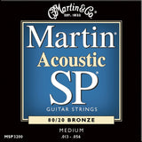 Martin MSP3200 SP 80/20 Bronze Acoustic Strings, Medium
